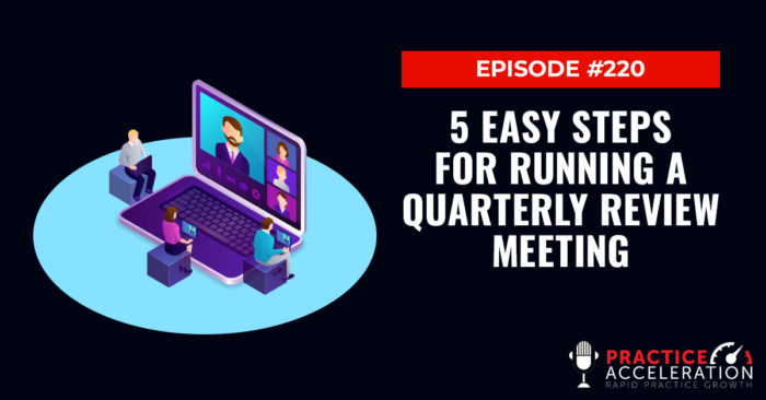 In this episode, we'll walk you through five simple steps for holding a quarterly review meeting. We've been there, too, and these steps helped us develop cadence and rhythm. Making each quarterly review meeting fun.